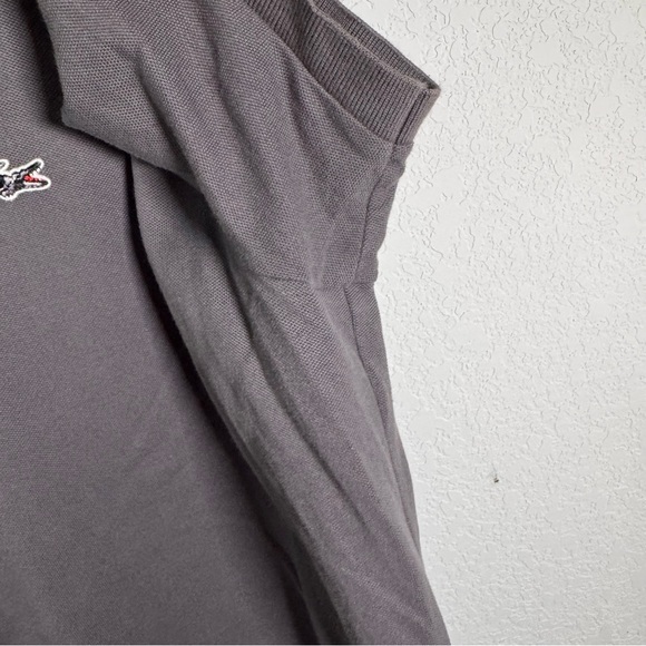 Lacoste Men's Polo‎ Shirt Short Sleeve Dark Gray Size 8 (3XL) - Picture 4 of 8